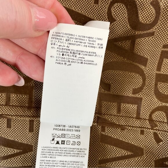 NWT Versace all over logo shirt size 52 - Picture 10 of 12